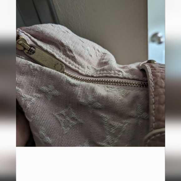 Louis Vuitton denim crossbody , & dust bag - Picture 12 of 16